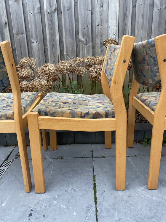 Image 1 of 6x vintage eetkamerstoelen