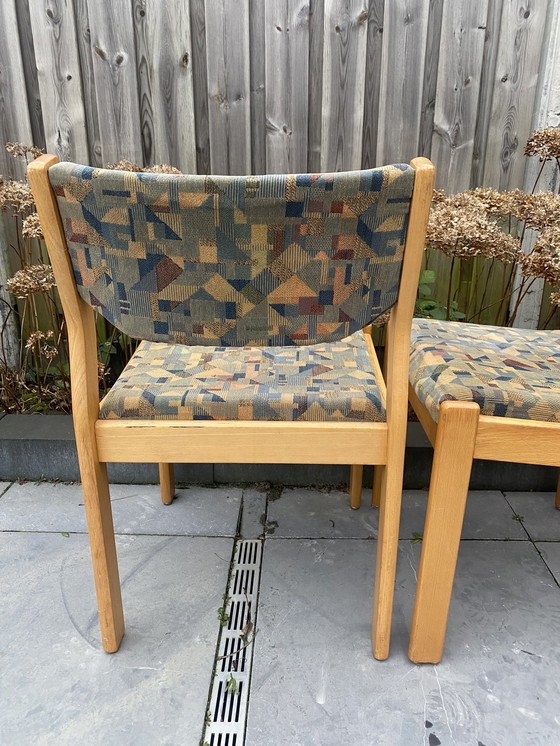 Image 1 of 6x vintage eetkamerstoelen