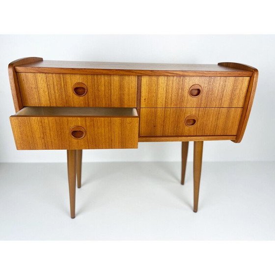 Image 1 of Vintage Deens teakhouten highboard, 1960