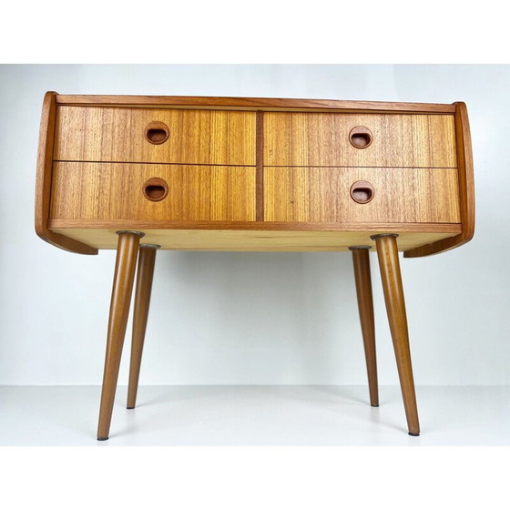 Image 1 of Vintage Deens teakhouten highboard, 1960