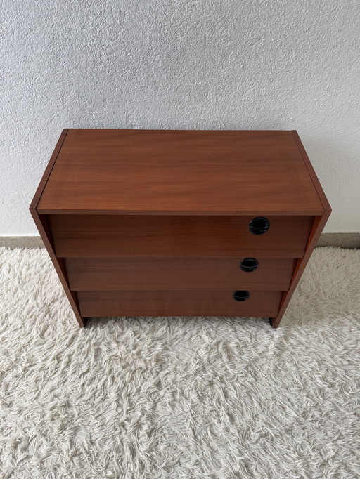 Teak Schoenenkast jaren 60