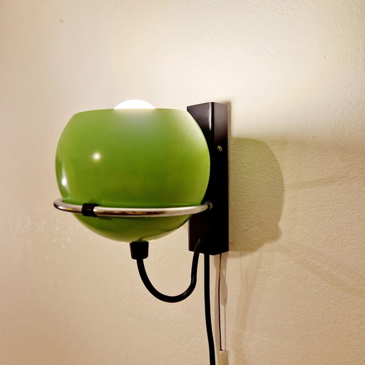 70'S Groen Vintage Bollamp Wandlamp