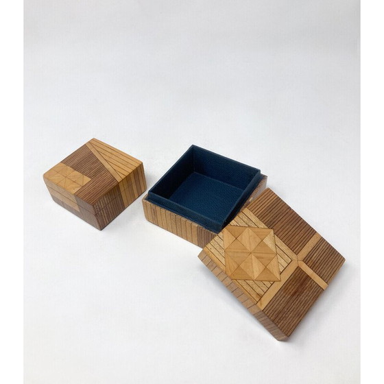 Image 1 of Paar oude marqueterie dozen