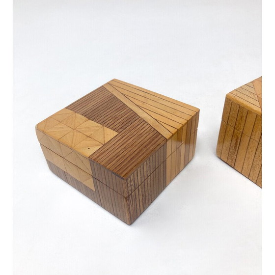 Image 1 of Paar oude marqueterie dozen