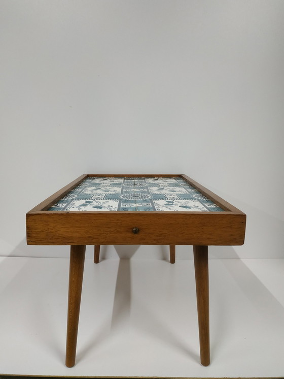 Image 1 of Zeldzaam Antiek Bijzettafeltje Koffietafel Plantentafel