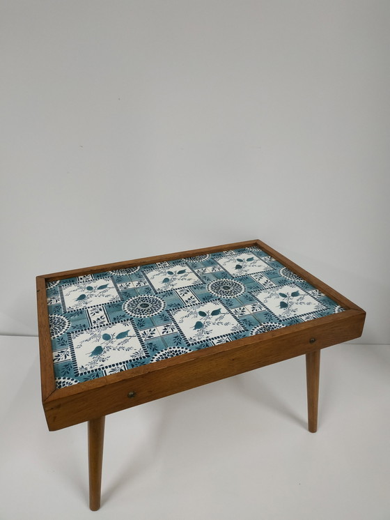 Image 1 of Zeldzaam Antiek Bijzettafeltje Koffietafel Plantentafel