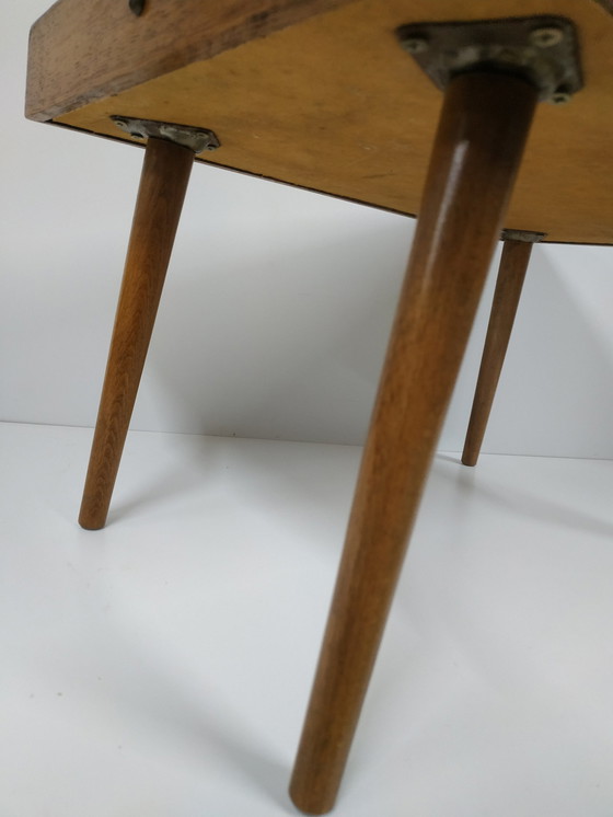 Image 1 of Zeldzaam Antiek Bijzettafeltje Koffietafel Plantentafel