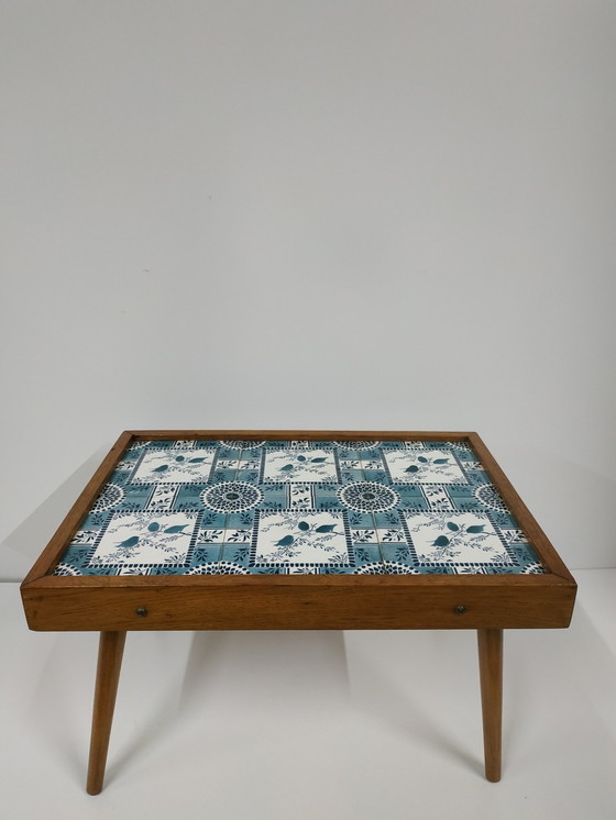 Image 1 of Zeldzaam Antiek Bijzettafeltje Koffietafel Plantentafel