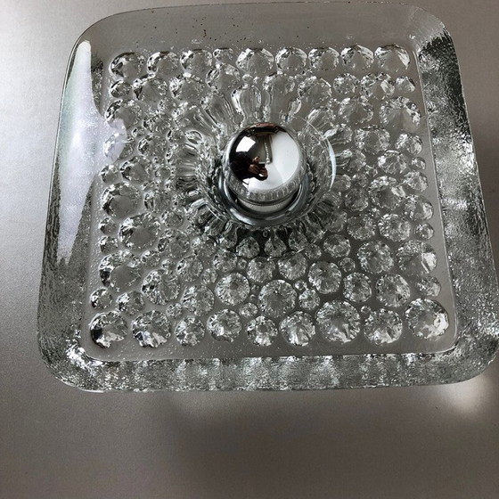 Image 1 of Vintage glazen en metalen bubble wandlampen van Peill en Putzler, Duitsland 1970