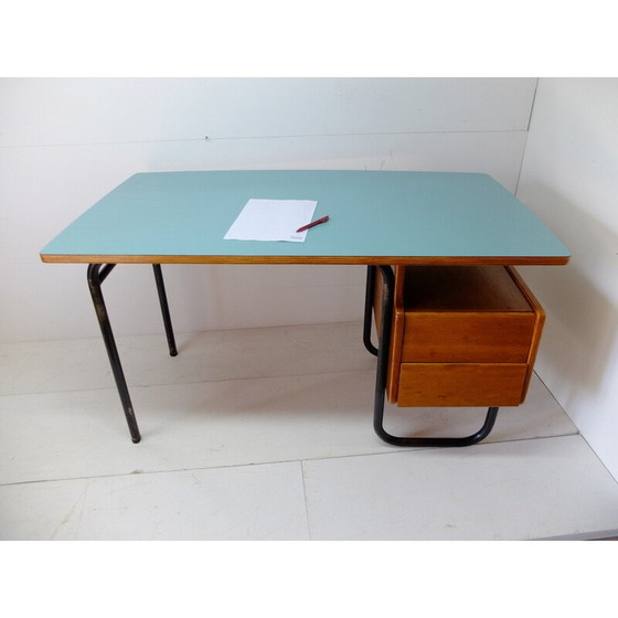 Image 1 of Vintage bureau van Robert Charroy voor Mobilor, 1950