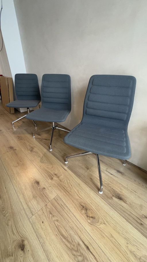 3x Cappellini Lotus Low draaistoel