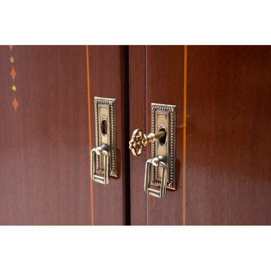 Image 1 of Vintage secessionistisch mahoniehouten highboard, Oostenrijk 1910