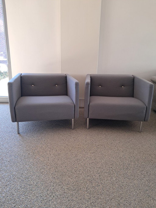 2x Moooi Bottoni Marcel Wanders Fauteuils