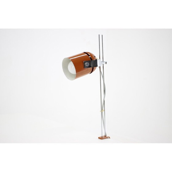 Image 1 of Vintage bruine lamp, Tsjechoslowakije 1970