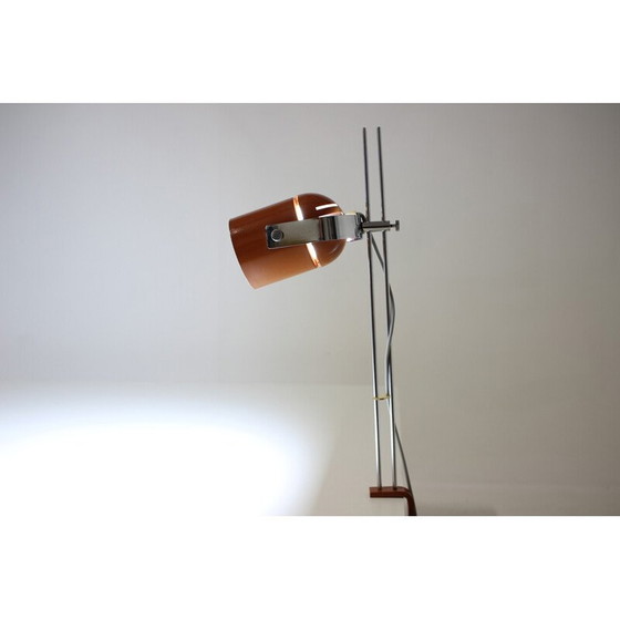 Image 1 of Vintage bruine lamp, Tsjechoslowakije 1970