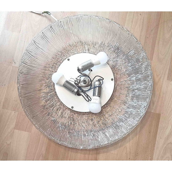 Image 1 of Vintage spiegel van gegoten polycarbonaat met achtergrondverlichting voor Hillebrand, 1970