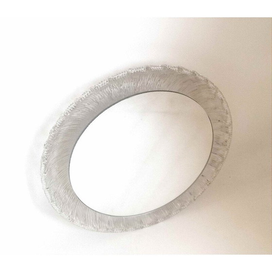 Image 1 of Vintage spiegel van gegoten polycarbonaat met achtergrondverlichting voor Hillebrand, 1970