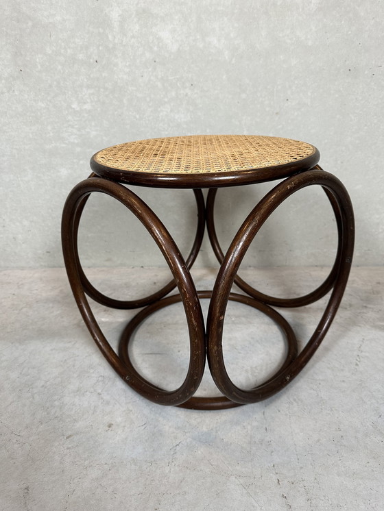 Image 1 of Vintage Thonet kruk 