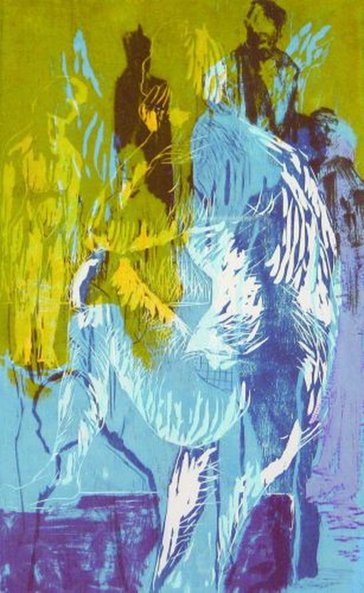 Inge Hattinga-Verschure - Mijn andere ik  /5 – lithos zeefdrukken, Paper, Modern