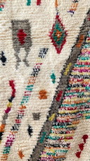 Authentiek Berber Tapijt – Handgeknoopt uit het Atlasgebergte | 100% Natuurlijke Wol (150x100 cm)