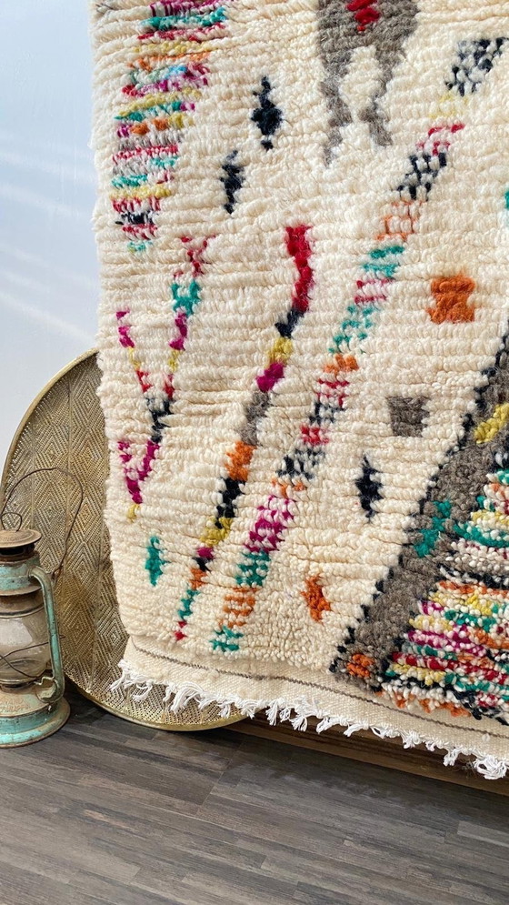 Image 1 of Authentiek Berber Tapijt – Handgeknoopt uit het Atlasgebergte | 100% Natuurlijke Wol (150x100 cm)