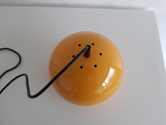 Image 1 of Vintage Space Age Eyeball Hanglamp In Okergeel