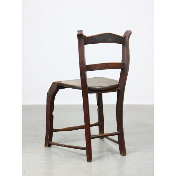 Image 1 of Vintage gepatineerde kinderstoel, 1890