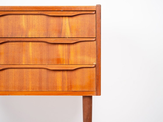 Image 1 of Deense vintage teakhouten ladekast uit 1960