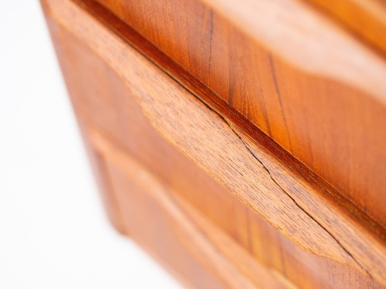 Image 1 of Deense vintage teakhouten ladekast uit 1960