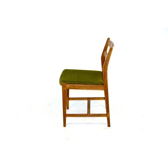 Image 1 of Set van 6 vintage eikenhouten stoelen van Erik Wörtz, 1960