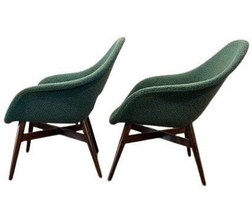 set van 2 vintage stoelen van Miroslav Navratil