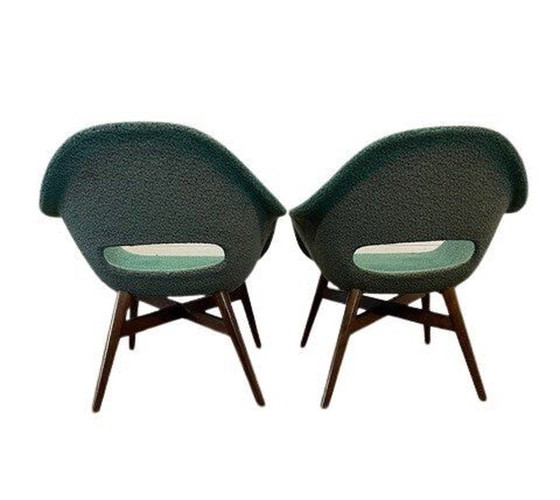 Image 1 of set van 2 vintage stoelen van Miroslav Navratil