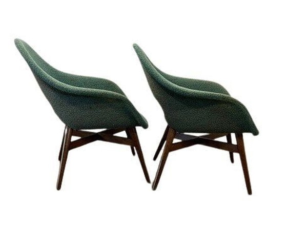 Image 1 of set van 2 vintage stoelen van Miroslav Navratil