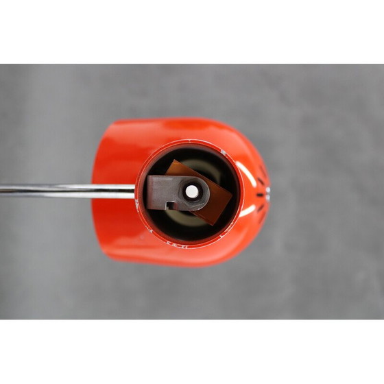 Image 1 of Vintage rode bureaulamp van Josef Hurka voor Napako, Tsjecho-Slowakije 1960