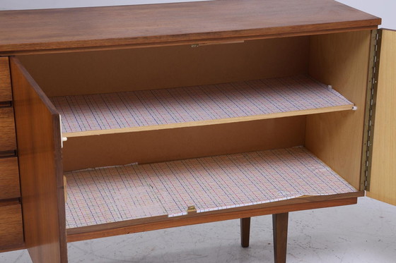 Image 1 of Vintage dressoir 60s | Mid Century laden dressoir hout opslag