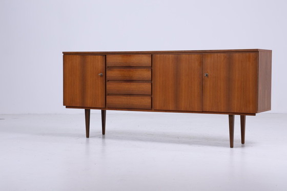 Image 1 of Vintage dressoir 60s | Mid Century laden dressoir hout opslag