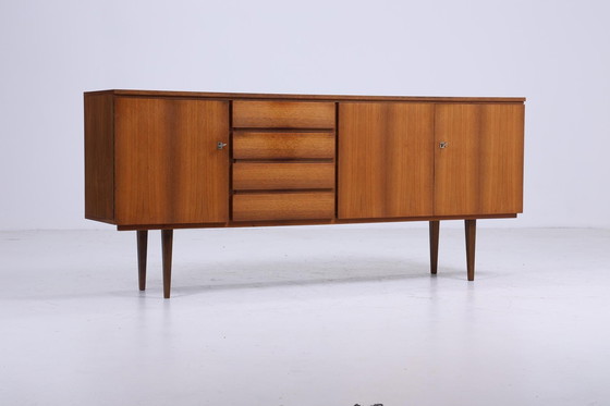 Image 1 of Vintage dressoir 60s | Mid Century laden dressoir hout opslag