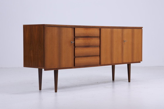 Image 1 of Vintage dressoir 60s | Mid Century laden dressoir hout opslag