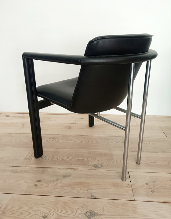 Image 1 of 4X Leolux Cachucha Eetkamerstoelen