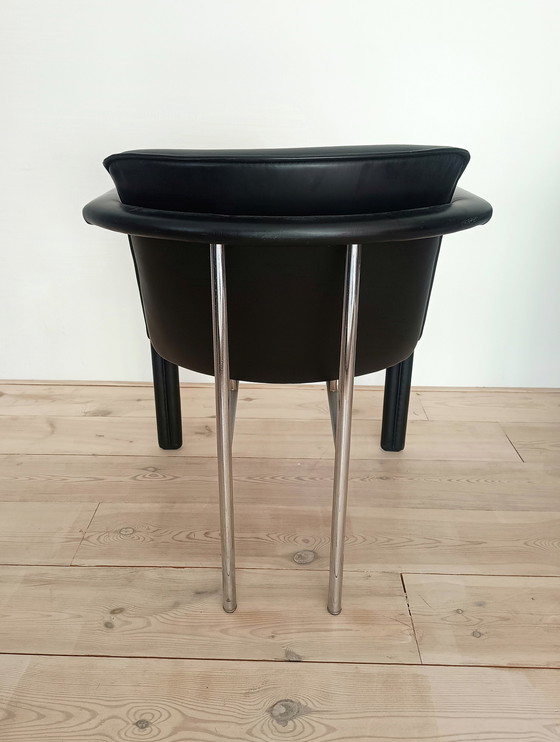 Image 1 of 4X Leolux Cachucha Eetkamerstoelen