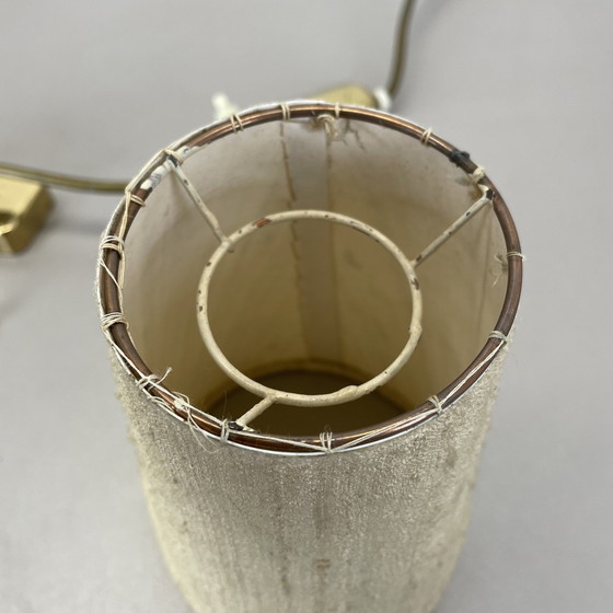 Image 1 of Minimalistische verstelbare zwenkarm met contragewicht messing wandlamp, Duitsland 1950S