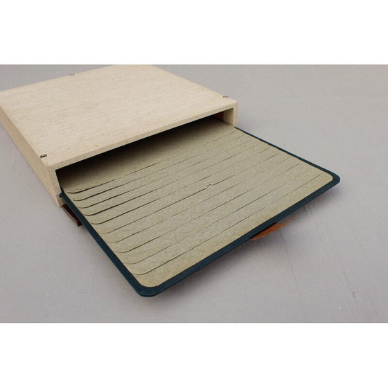 Image 1 of Vintage opbergdoos van hars voor vinylplaten, Duitsland 1960