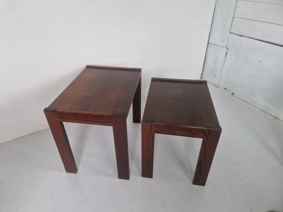 Image 1 of Vintage Deense Wenge Nest Tafeltjes