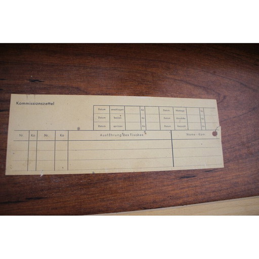 Vintage palissander salontafel, Duitsland 1970