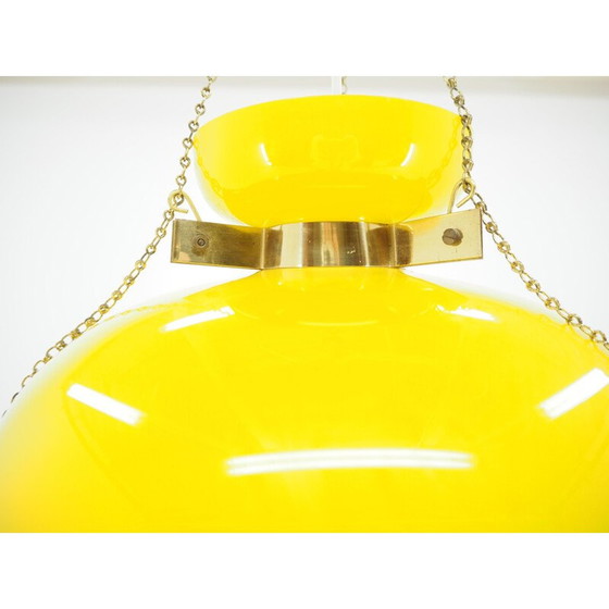 Image 1 of Glazen kroonluchter uit het midden van de eeuw Harvey Guzzini 1960