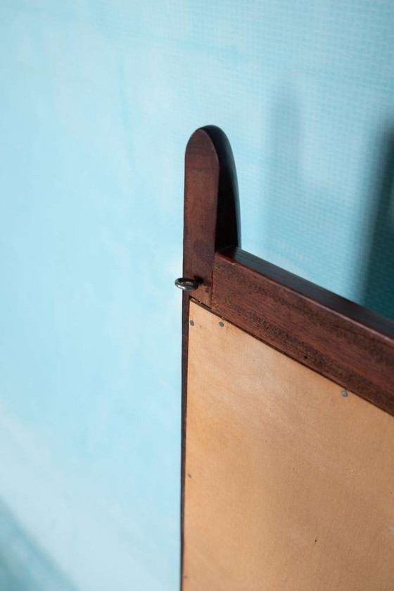 Image 1 of Scandinavische teakhouten spiegel jaren zestig