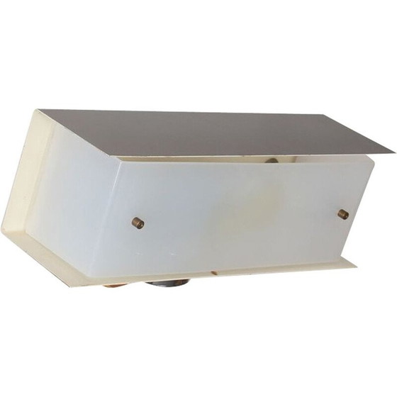 Image 1 of Vintage metalen wandlamp voor Napako, 1960