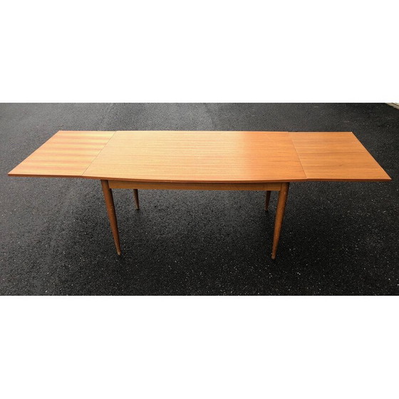 Image 1 of Scandinavische vintage teakhouten tafel, 1960