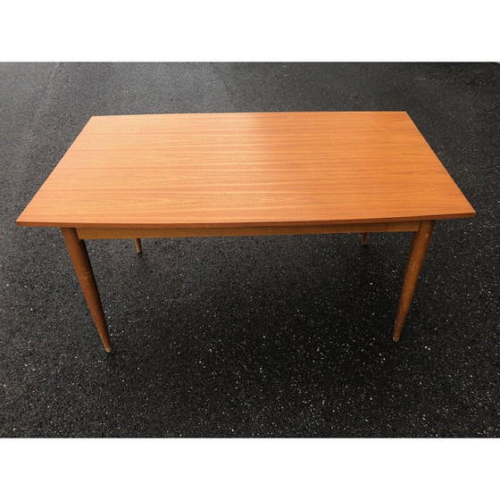 Image 1 of Scandinavische vintage teakhouten tafel, 1960