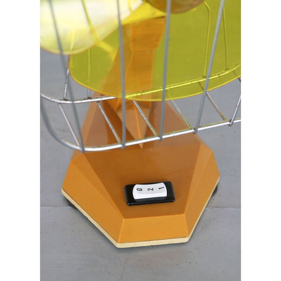 Image 1 of Paar gekleurde vintage waaiers, Italië